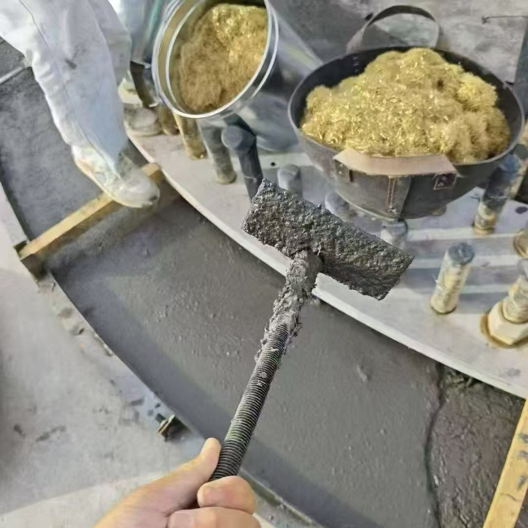 钢城C120钢纤维高强无收灌浆料 轧机压缩机汽轮机发电机锻压设备底座灌浆材料